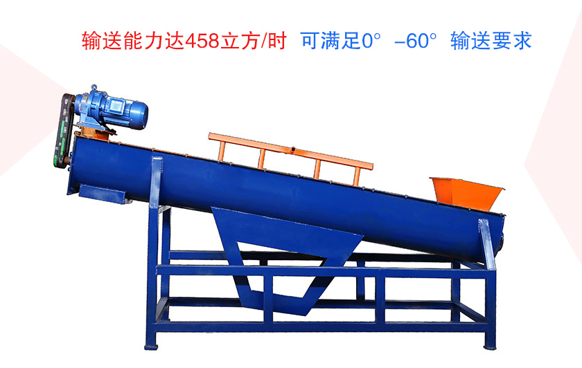 斜式螺旋送料機(jī)優(yōu)勢(shì)