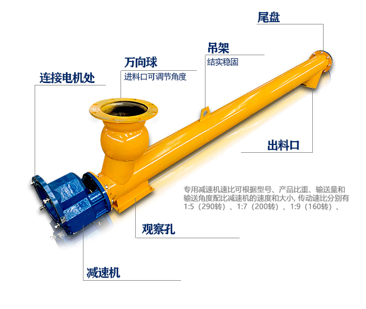 攪拌站水泥螺旋輸送機細節(jié)