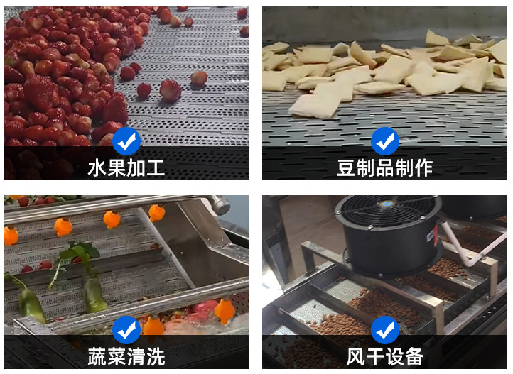 食品鏈板輸送機(jī)現(xiàn)場(chǎng)